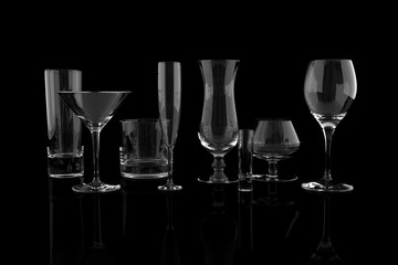 Set of Elegant Glasses