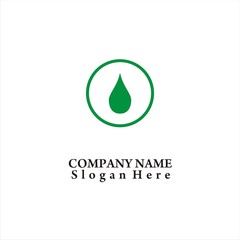 Plumbing service and enviroment logo template