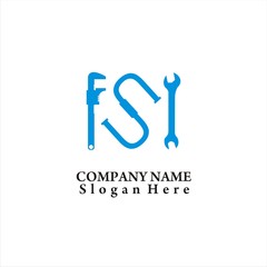 Plumbing service logo template