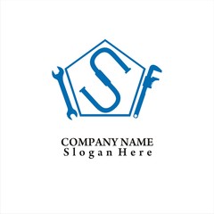 Plumbing service logo template