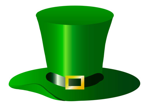 Vector illustration. St.Patrick 's Day. Green hat.