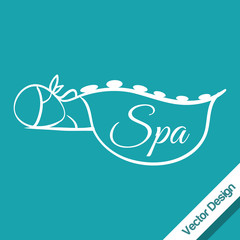 Naklejka premium Spa center design 