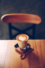 cup of coffee in coffee shop