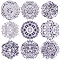 Set of mandalas