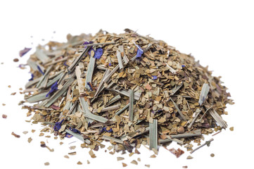 Paraguayan mate tea with addition of flowers monarda