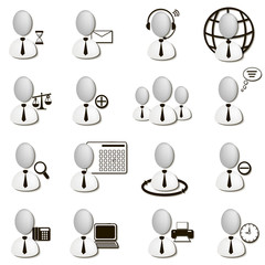 Human Resources Management icons