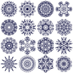 Set of mandalas
