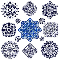 Set of mandalas