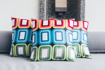 Pillow on sofa