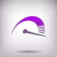 Pictograph of speedometer