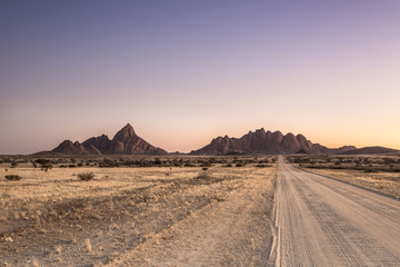 Fototapeta na wymiar Spitzkoppe Landscape, Namibia.