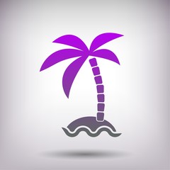 Pictograph of island