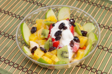 ensalada de frutas dulce