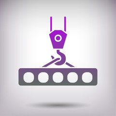Pictograph of crane hook