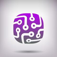 Pictograph of circuit board