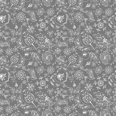 Ornate floral seamless texture, endless pattern with flowers. Seamless pattern can be used for wallpaper, pattern fills, web page background, surface textures. Gorgeous seamless floral background.