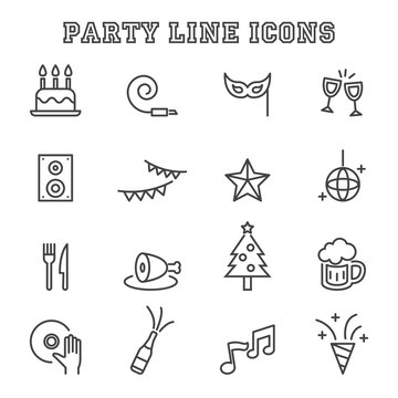 party line icons