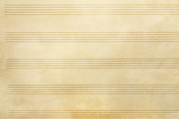 Old music sheet background and texture © tatomm