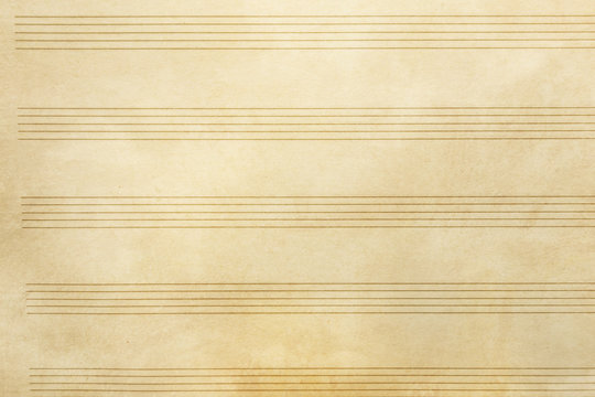 Old music sheet background and texture