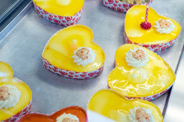 small pies / small pies decorated with decoration