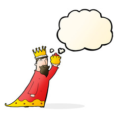 one of the three wise men with thought bubble