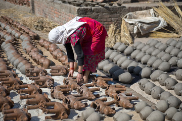Pottery factory