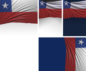3D Flag Chile, Chilean Flag (Render Art)