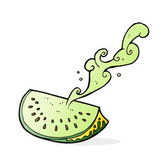 cartoon melon