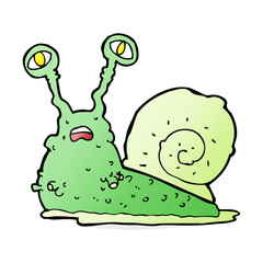 cartoon snail