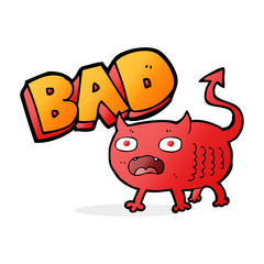 cartoon bad imp