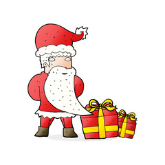 cartoon santa claus