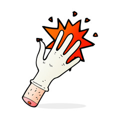 cartoon rubber glove