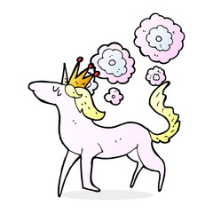 cartoon magical horse