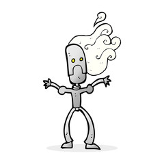 cartoon robot
