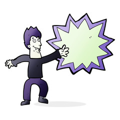 cartoon spooky vampire