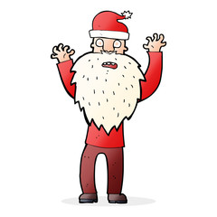 cartoon santa claus