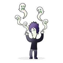 cartoon spooky vampire