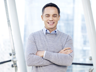 Portrait of a happy smiling businessman