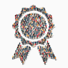 group  people e award medal