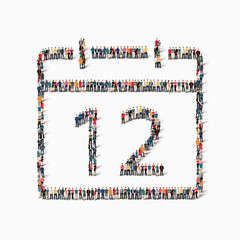  people    calendar date icon holiday