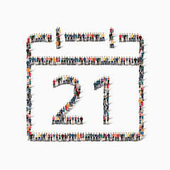  people    calendar date icon holiday