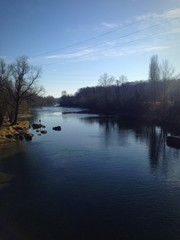 Naklejka premium Rzeka Adda