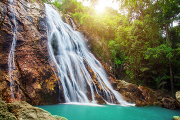 Na Muang 1 waterfall, Koh Samui, Thailand