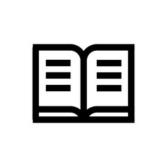 Student journal line icon.