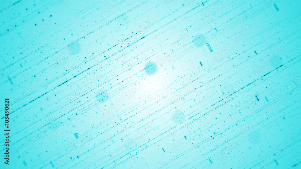 Poster abstract background made of array of points and digits. can be used as digital dynamic wallpaper, te