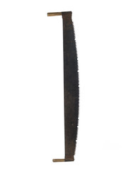 old two-handed saw