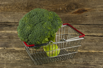 broccoli food basket