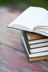book on table