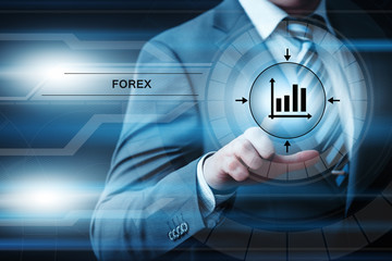 businessman pressing button on virtual screens