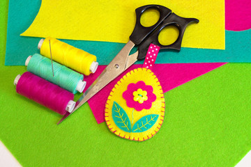 Felt Easter egg - how to make handmade toy